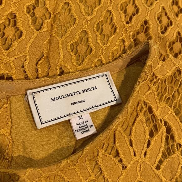 Moulinette Soeurs Mixed Lace Top - Picture 11 of 13